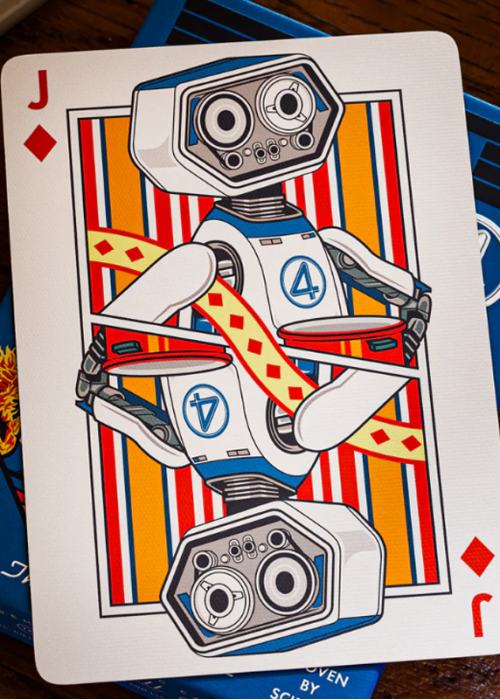 Les Quatre Fantastiques - Cartes à jouer | Mintcards.ch