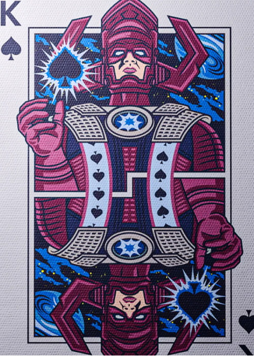 Les Quatre Fantastiques - Cartes à jouer | Mintcards.ch