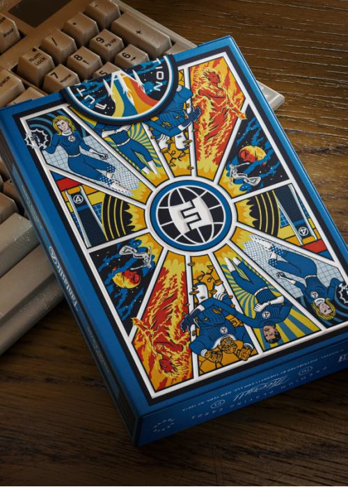 Les Quatre Fantastiques - Cartes à jouer | Mintcards.ch