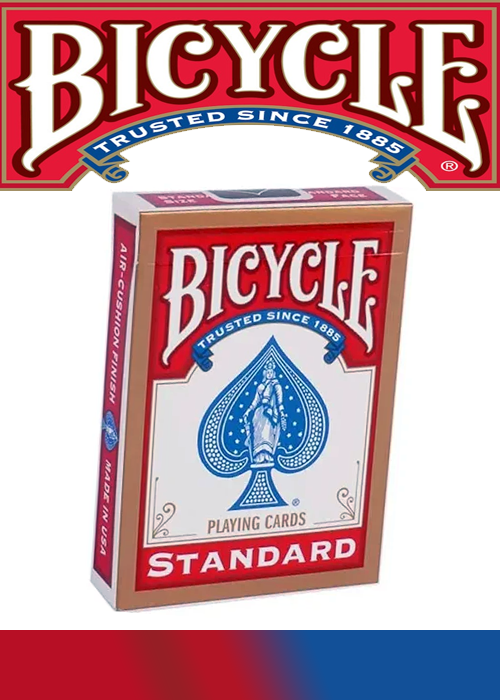 Jeu de cartes Bicycle Standard (Rouge) | Mintcards.ch