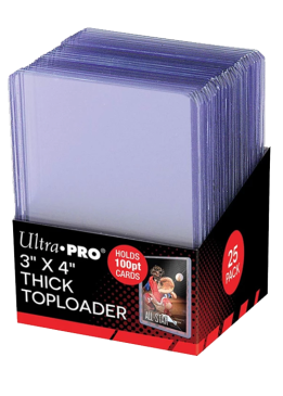 Toploader Thick 100pt (25) | Mintcards.ch
