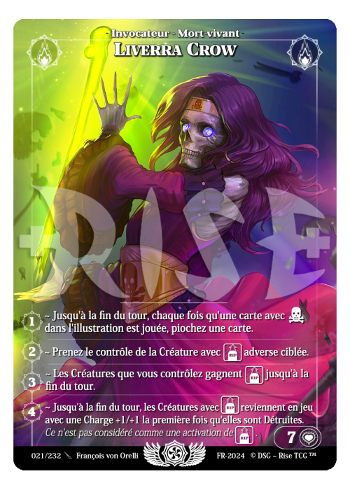 Rise TCG - LIVERRA CROW 021/232 | Mintcards.ch