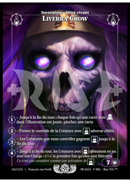 Rise TCG - LIVERRA CROW 022/232 | Mintcards.ch