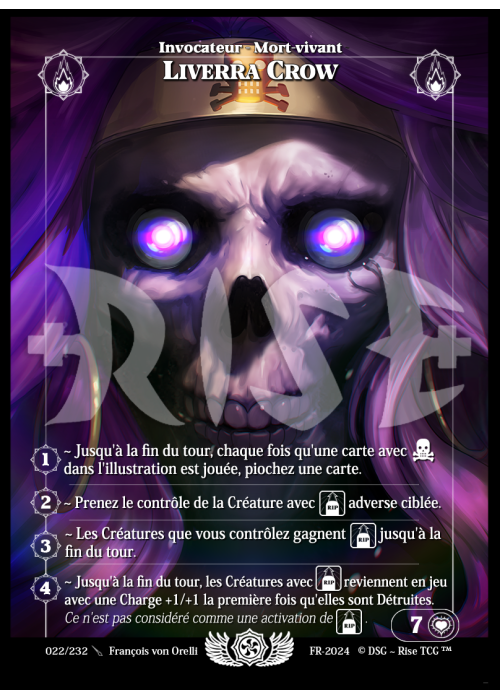 Rise TCG - LIVERRA CROW 022/232 | Mintcards.ch