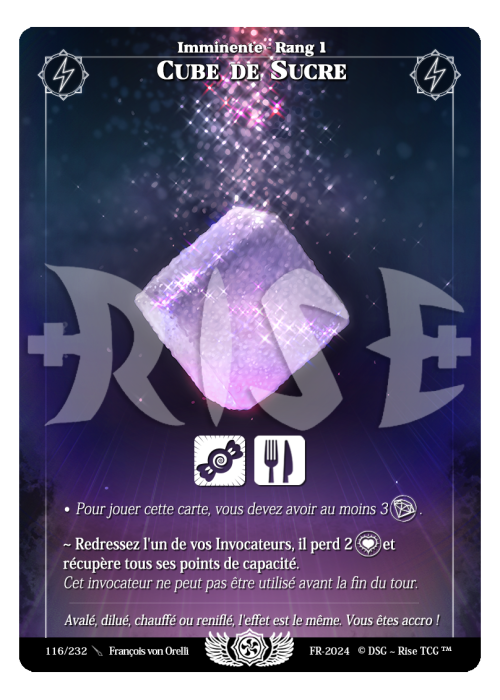 Rise TCG - CUBE DE SUCRE 116/232 | Mintcards.ch
