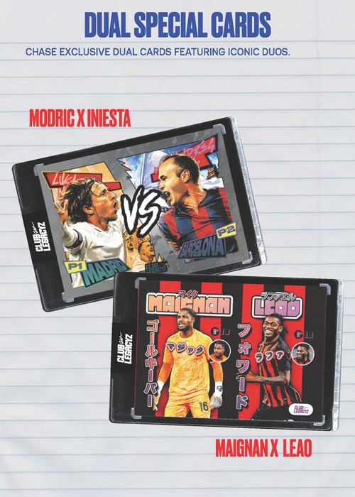 Club Legacyz, Mintcards, Topps, Leaf, Upper Deck, Panini...