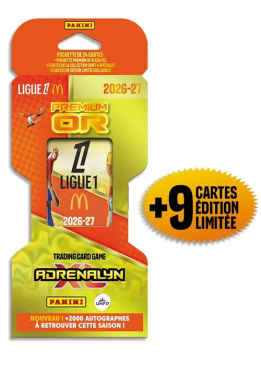 Adrenalyn XL Ligue 1 McDonald's 2026-27 - Blister Premium OR