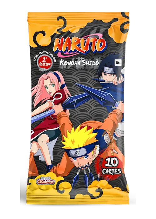 Naruto Mythos Set 1 Konoha Shidō, 2nd Ed. Display FR